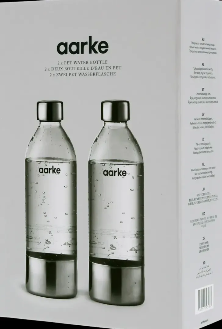 Aarke 2 Pack Pet Vesipullo For Carbonator 3, 800Ml, Teras