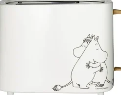 Adexi Muumi Valkoinen Keraaminen Leivanpaahdin