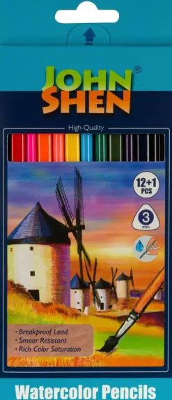 Akvarellivarikynat 12 Kpl