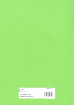 Askartelukartonki A4 220 Gsm Kirkkaan Vihrea 10 Ark/Pss