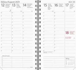 Burde Kalenteri 2024 Interplano Eco (Kaksikielinen)