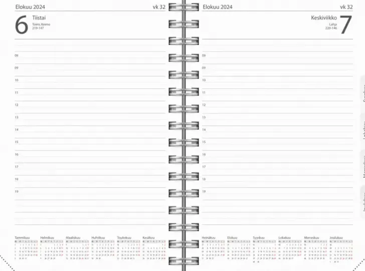 Burde Kalenteri 2024 Paivakirja Eco
