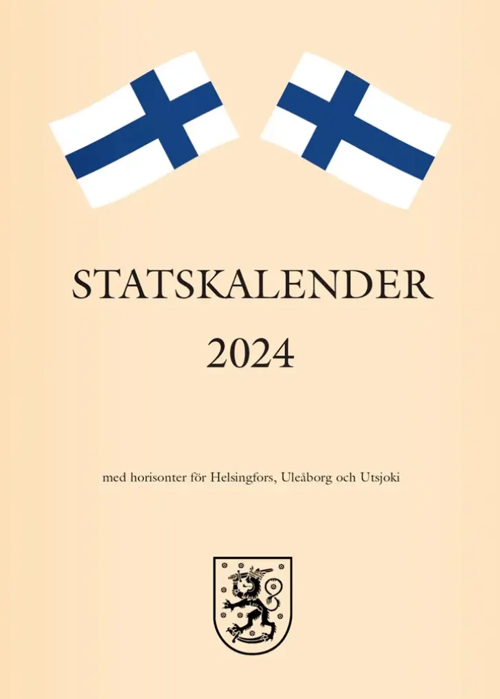 Burde Kalenteri 2024 Statskalender Ruotsinkielinen