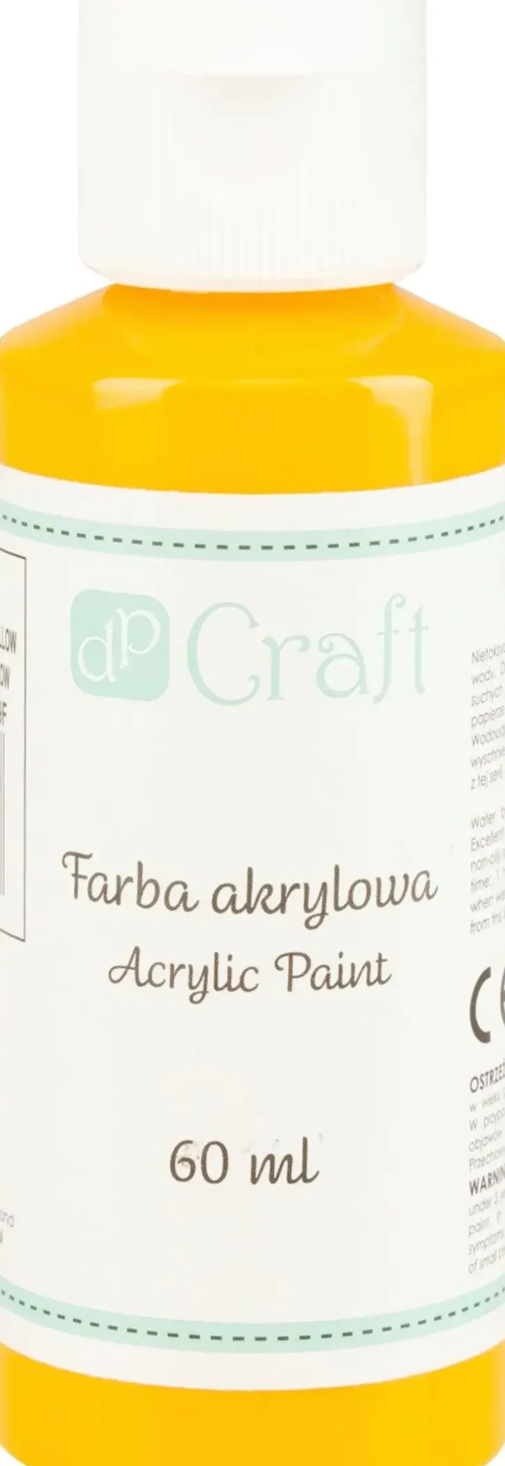 Dp Craft Akryylivari 60Ml Keskikeltainen 024