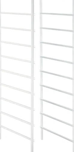 Elfa Classic Liukukiskollinen Telinepaaty 10 Liukukiskolla 201013 Valkoinen