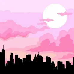 Figuredart Mini Numeromaalaus City