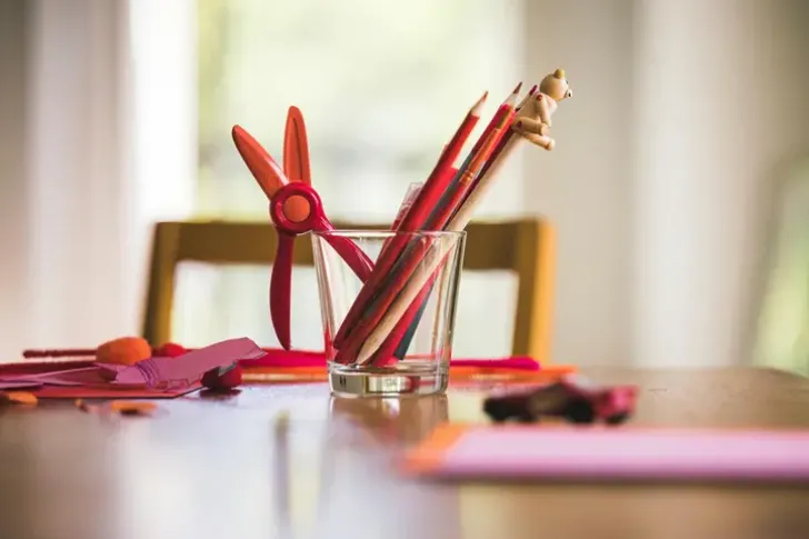 Fiskars Ensisakset Punainen