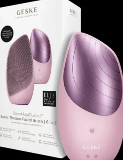 Geske Sonic Thermo Facial Brush 6 In 1 Pink Kasvojen Puhdistusharja