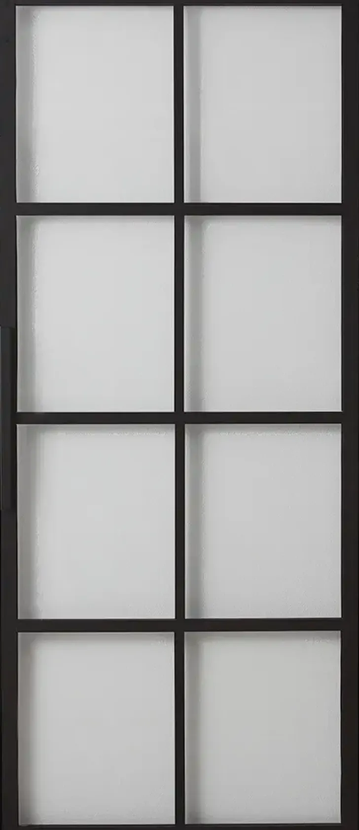 Habo Ovi Cube 900X2133X28 Musta/Lasi