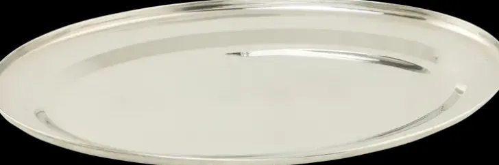 House Metallitarjotin Ovaali 35X22 Cm