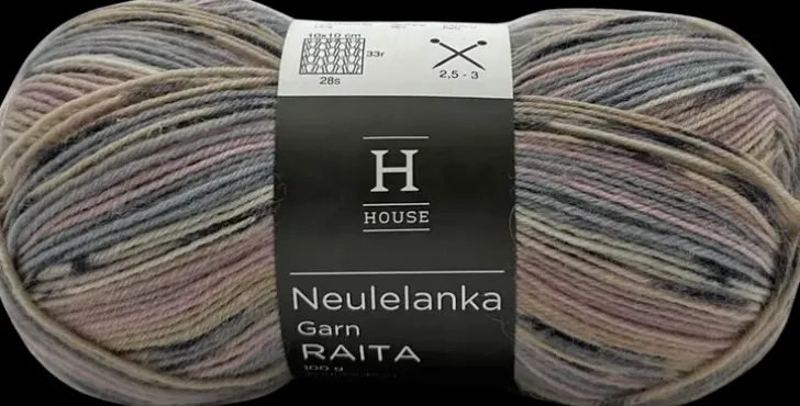 House Sukkalanka Raita-Kuvio 100 G, Pastellivarit