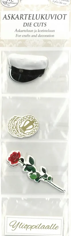 J.K. Primeco Askartelukuvio Ylioppilas 6Kpl/Kuvio