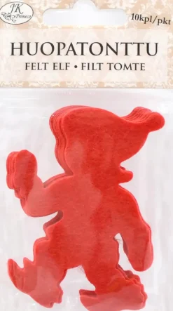 J.K. Primeco Huopatonttu Punainen 10 Kpl