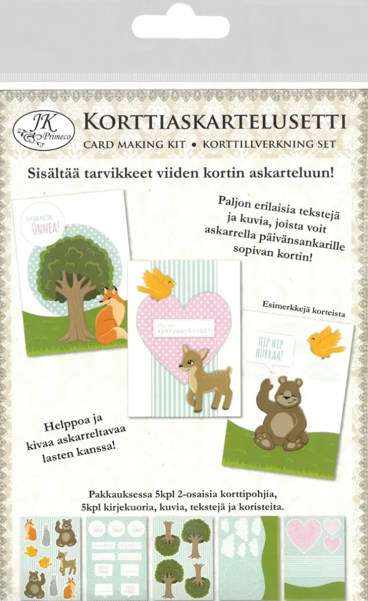 J.K. Primeco Korttiaskartelusetti Elaimet