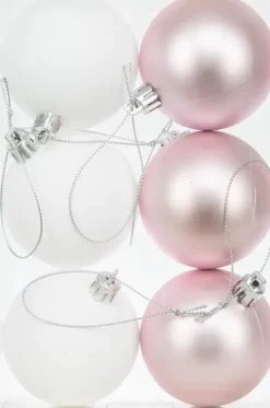 Joulupallo 6 Cm Matta 6 Kpl