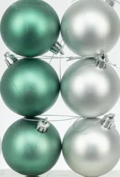 Joulupallo 6 Cm Matta 6 Kpl