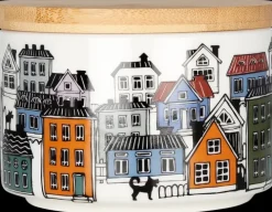 Kultakeramiikka Purkki Wanhakaupunki 5 Dl