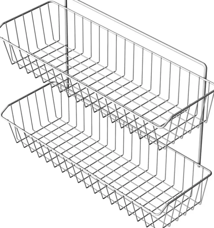 Lanka Ja Muovi Oy Sarjakori Levea 2 Kerrosta Valkoinen