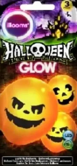 Led-Ilmapallo Kurpitsa 3 Kpl