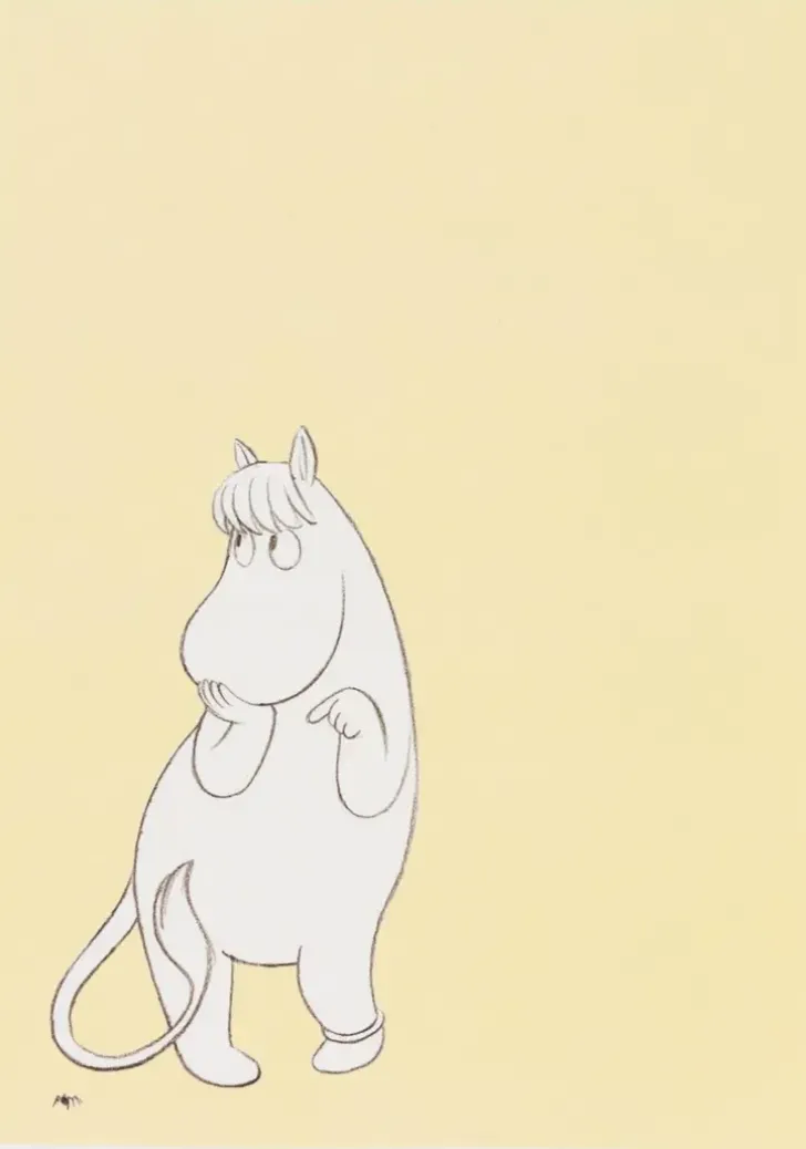 Muumi Nidottu Vihko A5/40