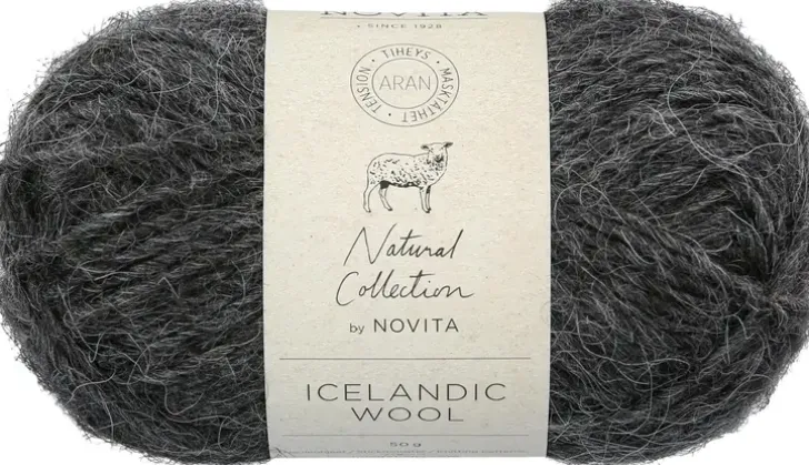 Novita Icelandic Wool 50G Grafiitti 044