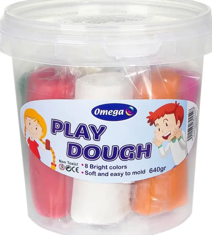 Omega Muovailuvaha Sanko 8 X 80 Gr,Perusvarit