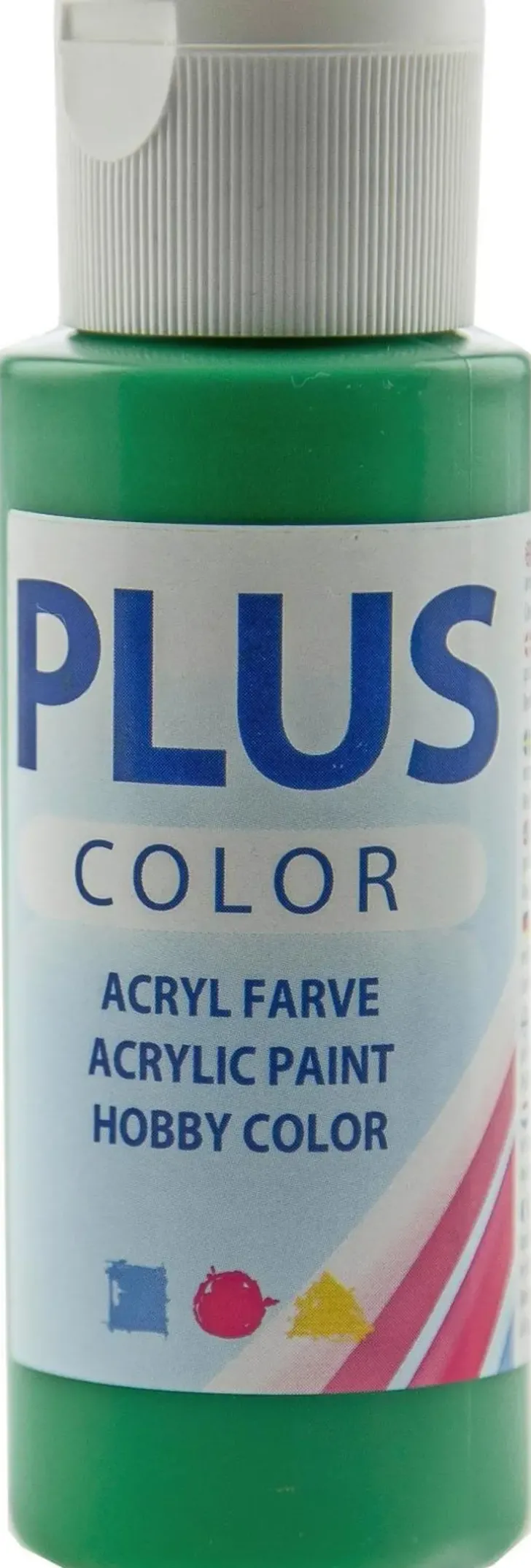 Plus Color Askartelumaali 60 Ml Vihrea