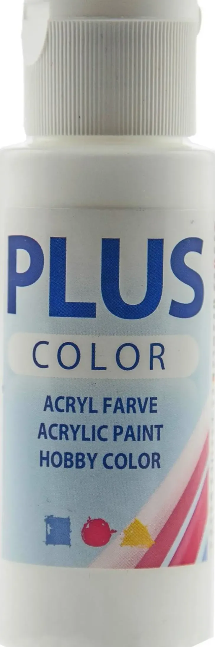 Plus Color Askartelumaali 60 Ml Valkoinen