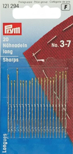 Prym Silmaneulalajitelma 3/7 Sharps 20Kpl