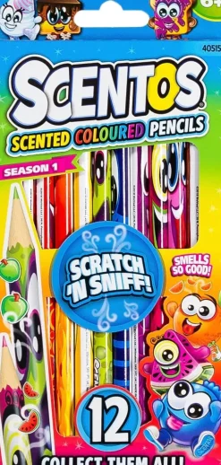 Scentos Tuoksuvat Puuvarikynat 12 Kpl