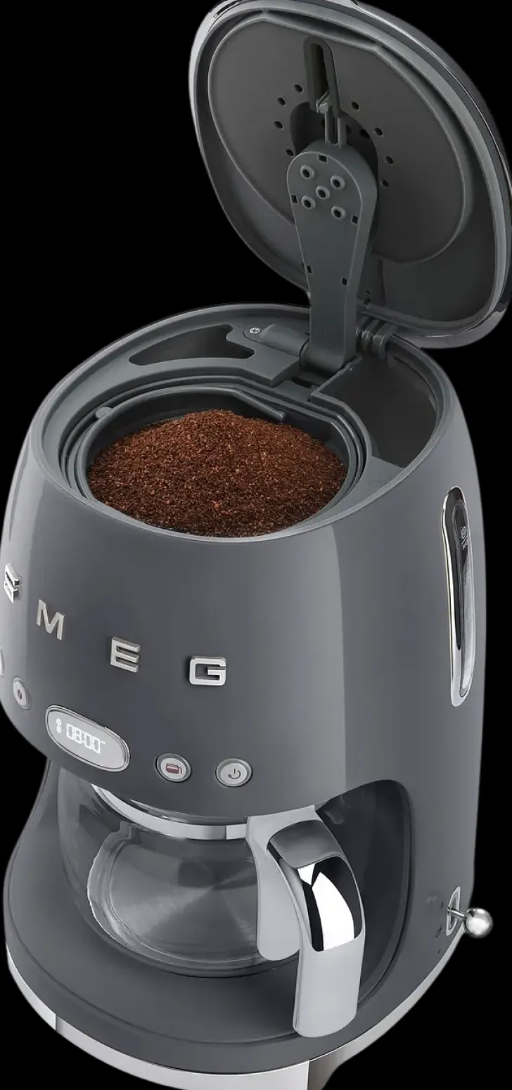 Smeg Kahvinkeitin Dcf02Greu 1,4 Litraa, Harmaa