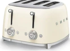Smeg Tsf03Creu 4-Viipaleen Leivanpaahdin Kerma