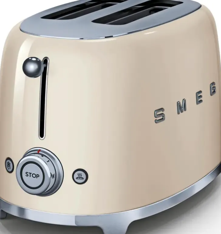 Smeg Tsf01Creu 2-Viipaleen Leivanpaahdin Kerma