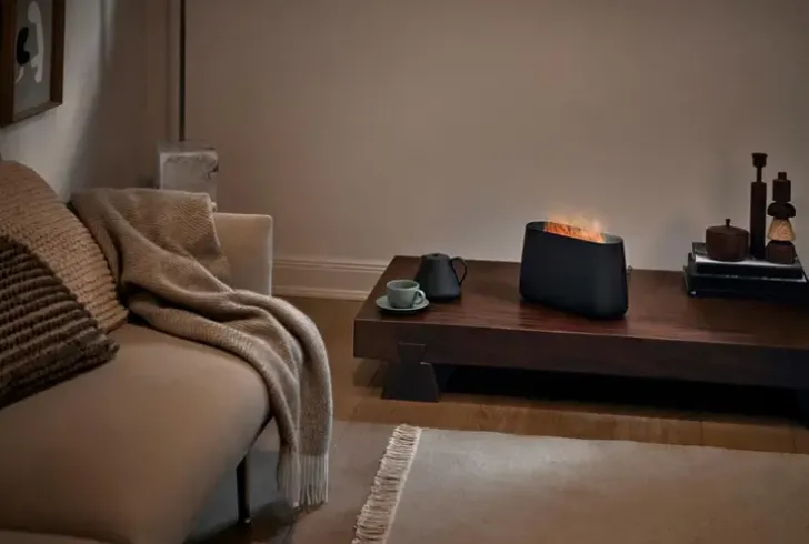 Stadler Form Ben Ilmankostutin Liekkiefektilla Musta