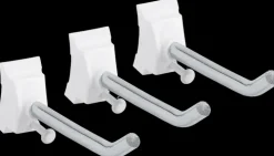 Suora Koukku, Johon Voit Ripustaa Erilaisia Tavaroita. Asennetaan Sailytyskiskoon. Toimitetaan 3Kpl:En Pakkauksessa.