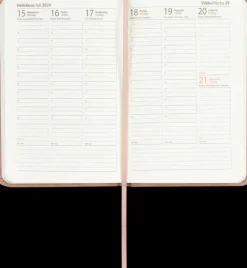 Taskukalenteri A6 Roosa