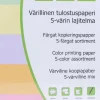 Teehoo Varillinen Tulostuspaperi A4 250Kpl 5 Varia