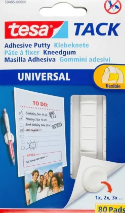 Tesa Tack 80 Kpl Valkoinen Sinitarra
