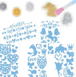 Topmodel Kimalletatuointisetti Iceworld